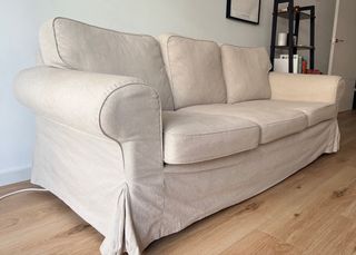 Sofá de 3 plazas beige