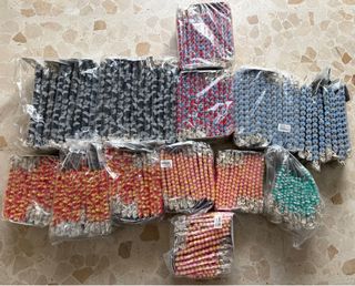 Lote de bigudíes para peluquería