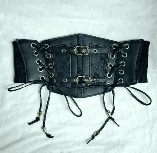 Blusa Corsetto Nuna Lie nero con lacci