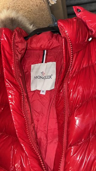 Chaqueta Moncler Roja Talla M