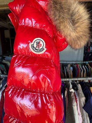 Chaqueta Moncler Roja Talla M
