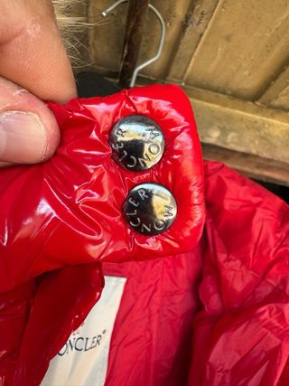 Chaqueta Moncler Roja Talla M