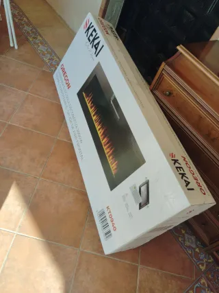 Chimenea Eléctrica KEKAI Oregon 2000W REPARAR