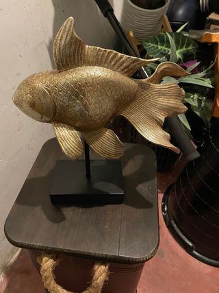 Figura pez dorado decorativo Maison du Monde