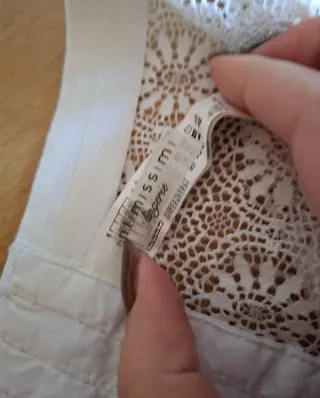 Sujetador Intimissimi Blanco Encaje