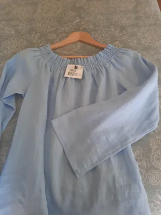 Blusa ADOLFO DOMÍNGUEZ Lino Talla M