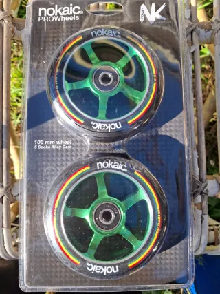 Ruedas patinete Nokaic 100mm (Pack 2)