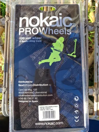 Ruedas patinete Nokaic 100mm (Pack 2)