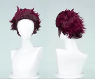 Peluca Tanjiro Kamado Guardianes de la Noche