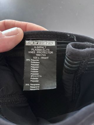 Alpinestars Rodilleras A-Impact Plasma Elite