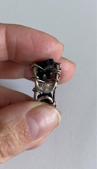 Anillo Tous Plata y Ónix