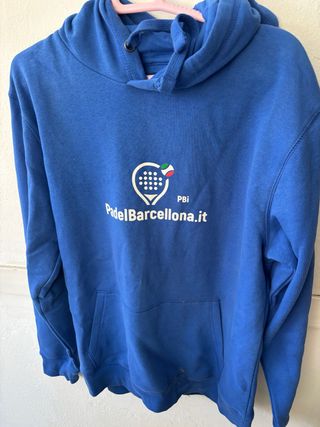 Sudadera - Felpa PadelBarcellona.it azul M