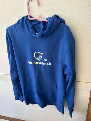 Sudadera - Felpa PadelBarcellona.it azul M