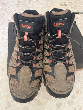 Botas de senderismo Hi-Tec marrones y grises
