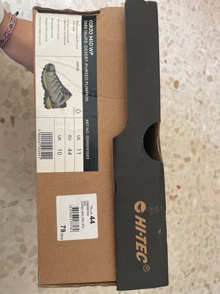 Botas de senderismo Hi-Tec marrones y grises