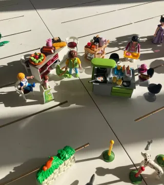 Set de Playmobil granja, baño, médico y más