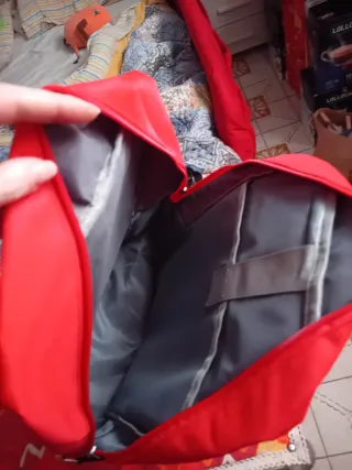 Zaino Sprunki rosso multitasca