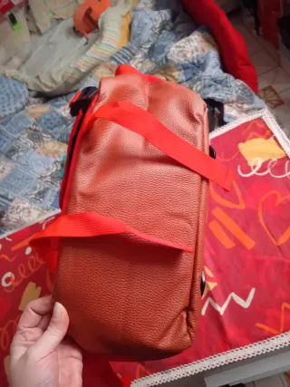 Zaino Sprunki rosso multitasca