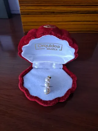 Colgante Perlas Majorica Oro Blanco