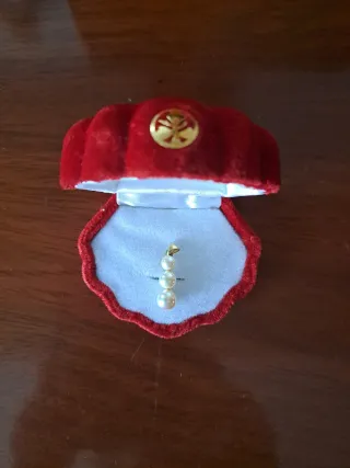 Colgante Perlas Majorica Oro Blanco