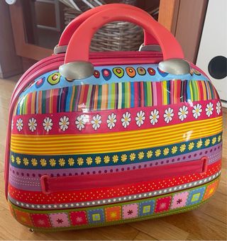 Pack Maleta y Neceser Infantil Flamenco