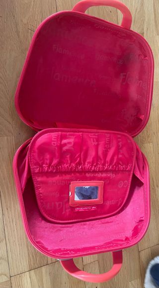 Pack Maleta y Neceser Infantil Flamenco