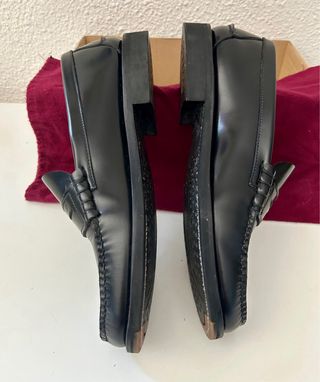 Mocasines George's Piel Negros Talla 44