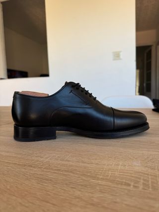 Zapatos de vestir Oxford Lotusse Negros Hombre