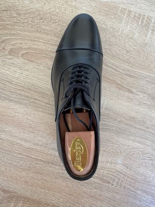 Zapatos de vestir Oxford Lotusse Negros Hombre