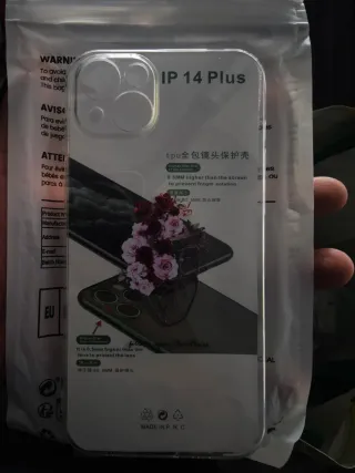 Custodia iPhone 14 Plus in TPU Trasparente
