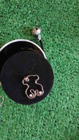Colgante Oso Tous tsuri Plata y Perlas