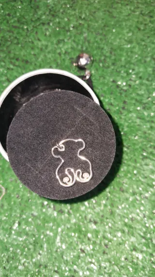 Colgante Oso Tous tsuri Plata y Perlas