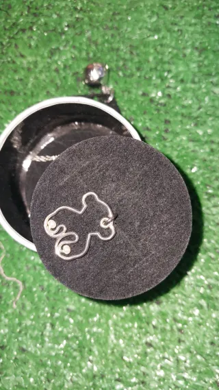 Colgante Oso Tous tsuri Plata y Perlas