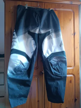 Pantalón Motocross Negro y Blanco