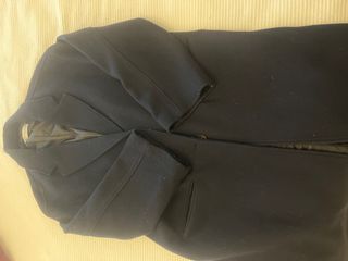 Abrigo azul marino Zara mujer T M-L