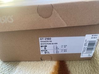 ASICS GT-1000 Talla 41.5 Blancas/Plata