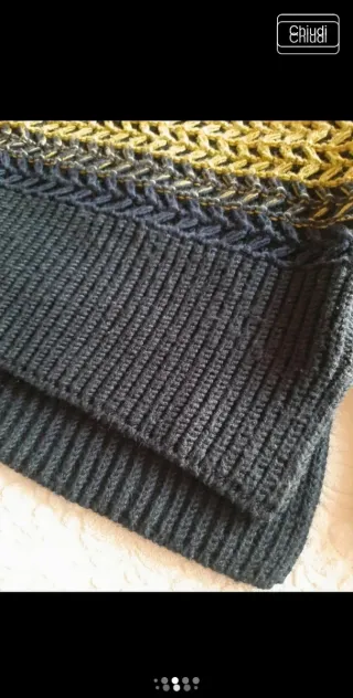 Maglione Stefanel donna blu/ verdino