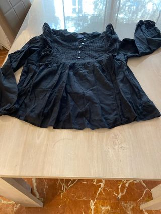 Camisa negra Gap manga larga