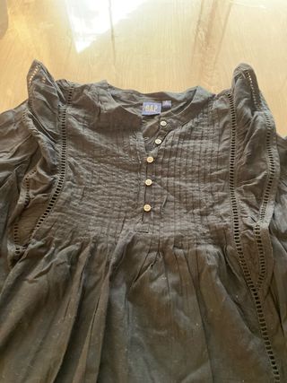 Camisa negra Gap manga larga
