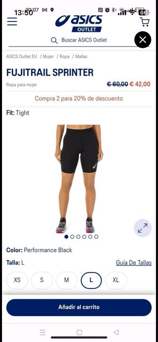 Mallas Asics Fujitrail