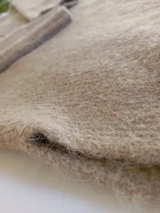 Jersey Zara Oversize Alpaca y Lana Beige