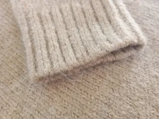 Jersey Zara Oversize Alpaca y Lana Beige