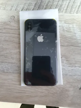 Funda trasera iPhone XS Negra Nueva