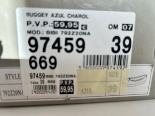 Bailarinas charol BIBI LOU azul marino lazo