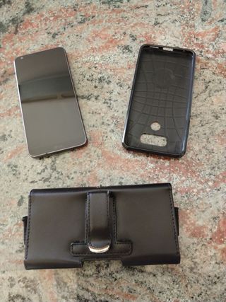 TELÉFONO MÓVIL LG G6 H870 NEGRO, CON TAPA Y FUNDA