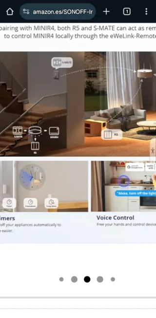 Interruptor Inteligente WiFi SONOFF MINI 2400W