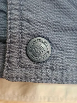 Chaqueta Vintage Columbia Azul y Gris