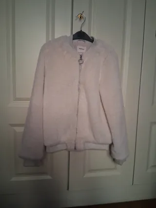 Chaqueta pelo rosa Lefties 11'-12/S (leer descrip)