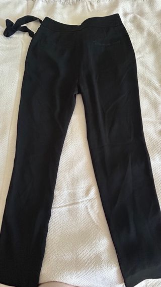 Pantalón traje negro Mango talla S