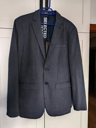 Americana SELECTED HOMME gris Talla M